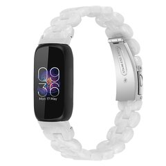 Fitbit Inspire 3 - Resin schakelbandje - Parelmoer wit