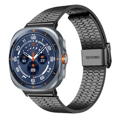 Stalen bandje - Zwart - Samsung Galaxy Watch Ultra - 47mm