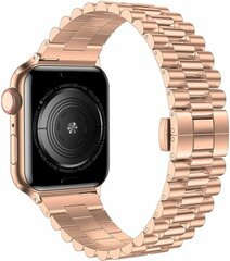 Metalen schakelband - Ros&eacute; goud - Geschikt voor Apple Watch 44mm / 45mm&nbsp;/ 46mm / 49mm