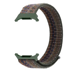 Nylon loop bandje - Groen gem&ecirc;leerd - Samsung Galaxy Watch Ultra 47mm