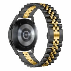 Stalen band - Zwart met goud - Huawei Watch 4 (pro) / 3 (pro) / Ultimate