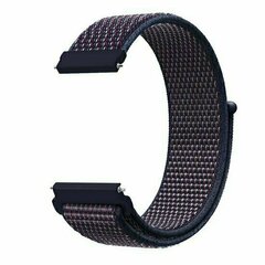 Sport Loop nylon bandje - Navy / donkerpaars gem&ecirc;leerd - Huawei Watch 4 (pro) / 3 (pro) / Ultimate