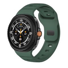 Wave met motief siliconen band - Donkergroen - Samsung Galaxy Watch 8 - 40mm / 44mm