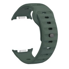 Wave met motief siliconen band - Donkergroen - Samsung Galaxy Watch 8 - 40mm / 44mm
