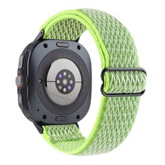 Elastische solo loop nylon bandje - Neon groen / geel - Samsung Galaxy Watch 8 - 40mm / 44mm