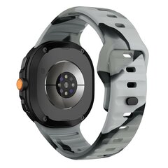 Wave siliconen band - Camouflage grijs - Samsung Galaxy Watch 8 - 40mm / 44mm