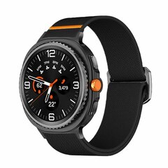 Nylon Loop bandje - Zwart - Samsung Galaxy Watch 8 Classic - 46mm