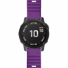 Siliconen bandje - Paars - Garmin Tactix 8 - 47mm