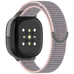 Fitbit Ace LTE - Nylon loop band met klittenbandsluiting - Zandroze