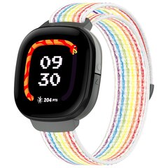 Fitbit Ace LTE - Nylon loop band met klittenbandsluiting - Multicolor