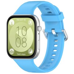 Siliconen bandje met gesp - Blauw - Huawei Watch Fit 3 / Fit 4