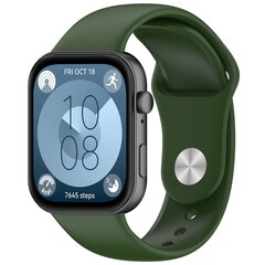 Siliconen sportband - Donkergroen - Huawei Watch Fit 3 / Fit 4