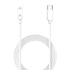 Oplader / Oplaadkabel - Geschikt voor Huawei Watch Fit 4 / 3 / 2 / 1 / Fit New / Fit Mini - Huawei Honor Band - Huawei Band 9 / 8 / 7 / 6 - USB-C aansluiting - 1 meter - Wit