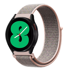 Sport Loop nylon bandje - Zand roze - Xiaomi Mi Watch / Xiaomi Watch 2 / Xiaomi Watch S1 / S2 / S3 / S4