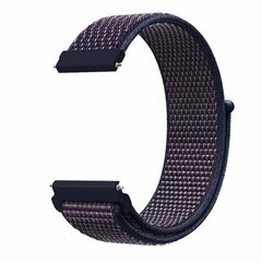 Sport Loop nylon bandje - Navy / donkerpaars gem&ecirc;leerd - Xiaomi Mi Watch / Xiaomi Watch 2 / Xiaomi Watch S1 / S2 / S3 / S4