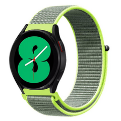 Sport Loop nylon bandje - Neon groen - Xiaomi Mi Watch / Xiaomi Watch 2 / Xiaomi Watch S1 / S2 / S3 / S4