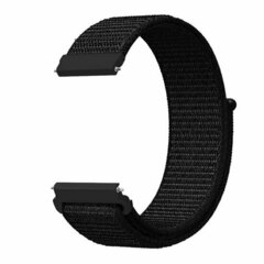 Sport Loop nylon bandje - Zwart - Xiaomi Mi Watch / Xiaomi Watch 2 / Xiaomi Watch S1 / S2 / S3 / S4