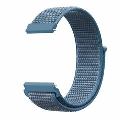 Garmin Forerunner 55 / 165 / 245 / 570 (42mm) / 645 - Sport Loop nylon bandje - Denim blauw