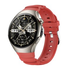Contour siliconen band 'True Fit' - Rood - Huawei Watch 5 - 46mm