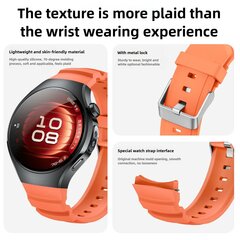 Contour siliconen band 'True Fit' - Rood - Huawei Watch 5 - 46mm