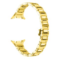 Slim fit stalen schakelband - Goud - Samsung Galaxy Watch 8 Classic - 46mm