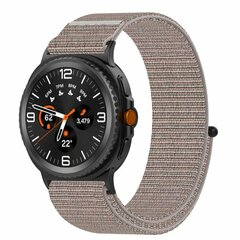 Sportloop nylon bandje - Zandroze - Samsung Galaxy Watch 8 Classic - 46mm