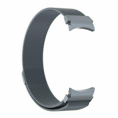 Samsung Galaxy watch 7 / Galaxy Watch FE - 40mm &amp; 44mm - Milanese bandje (ronde connector) - Space Grey