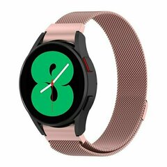 Samsung Galaxy watch 7 / Galaxy Watch FE - 40mm &amp; 44mm - Milanese bandje (ronde connector) - Ros&eacute; goud