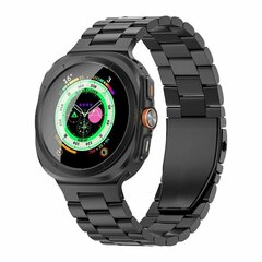 Titanium schakelband - Zwart - Samsung Galaxy Watch 8 Classic - 46mm