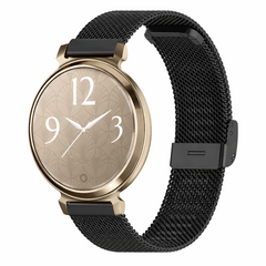 Milanese bandje met klemsluiting - Zwart - Garmin Lily 2