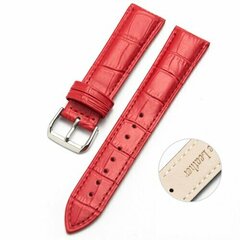 Garmin Venu 4 - 45mm - Crocodile leren bandje - Rood