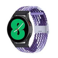 Garmin Venu 4 - 45mm - Braided nylon bandje - Lichtpaars / paars