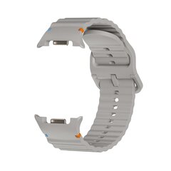 Classic Wave siliconen band - Grijs - Samsung Galaxy Watch 8 - 40mm / 44mm