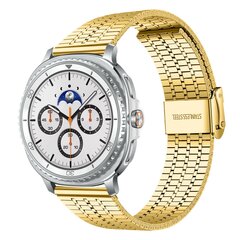 Stalen bandje - Goud - Samsung Galaxy Watch 8 - 40mm / 44mm