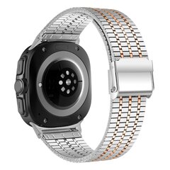 Stalen bandje - Zilver met ros&eacute; goud - Samsung Galaxy Watch 8 Classic - 46mm
