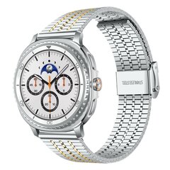 Stalen bandje - Zilver met goud - Samsung Galaxy Watch 8 Classic - 46mm