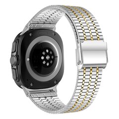 Stalen bandje - Zilver met goud - Samsung Galaxy Watch 8 Classic - 46mm