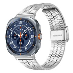 Stalen bandje - Zilver - Samsung Galaxy Watch Ultra - 47mm