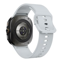 Solid color siliconen band - Lichtgrijs - Samsung Galaxy Watch Ultra - 47mm