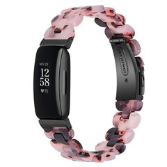 Fitbit Inspire 3 - Resin schakelbandje - Roze met zwart