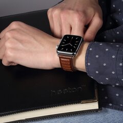 Oil Wax Leren band - Bruin - Geschikt voor Apple Watch 38mm / 40mm / 41mm&nbsp;/ 42mm