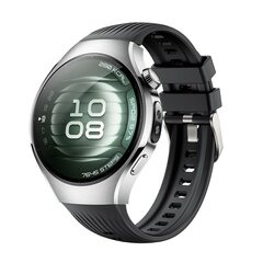 Siliconen bandje 'True Fit' - Zwart - Huawei Watch 5 - 46mm