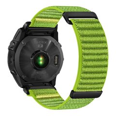 Nylon Sport Loop bandje - Groen - Garmin Quatix 8 - 51mm