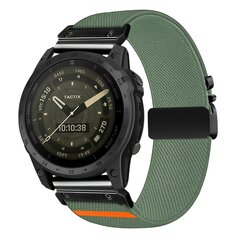 Nylon bandje met parachute sluiting - Groen - Garmin Quatix 8 - 51mm