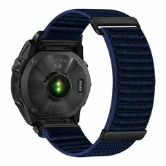 Nylon Sport Loop bandje - Donkerblauw - Garmin Fenix 7X / 6X / 5X