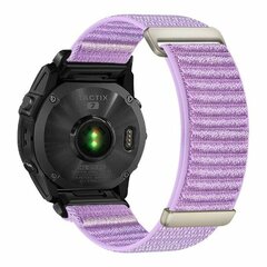 Nylon Sport Loop bandje - Paars - Garmin Tactix 8 - 51mm