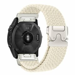 Braided nylon band met parachute sluiting - Sterrenlicht - Garmin Tactix 8 - 51mm