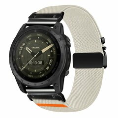 Nylon bandje met parachute sluiting - Sterrenlicht - Garmin Approach S60 &amp; S62 / Instinct / Instinct 2 (Solar)