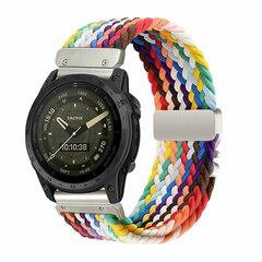 Braided nylon band met parachute sluiting - Multicolor Spring - Garmin Tactix 8 - 47mm