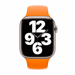 Rubberen sportbandje - Oranje - Geschikt voor Apple Watch 38mm / 40mm / 41mm / 42mm